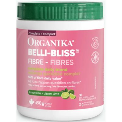 Organika Belli-Bliss™ Fibre Lemon Lime 450G