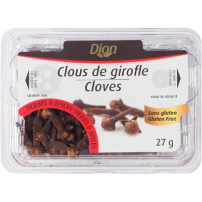 Dion Herbes & épices Clous de Girofle 27 g