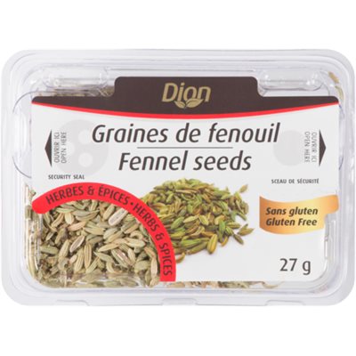 Dion Fennel Seeds Herbs & Spices 27 g 27G