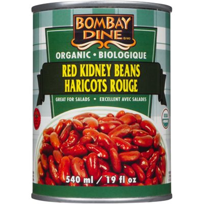 Bombay Dine Red Kidney Beans Organic 540 ml 540ML