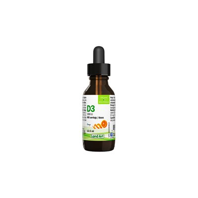 Land Art Organic Vitamin D3 1000 Iu Per Drop 13.5ml