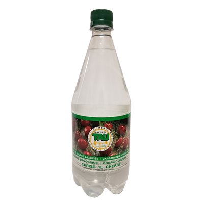 Tau Organic Sparkling Spring Water Cherry 1L