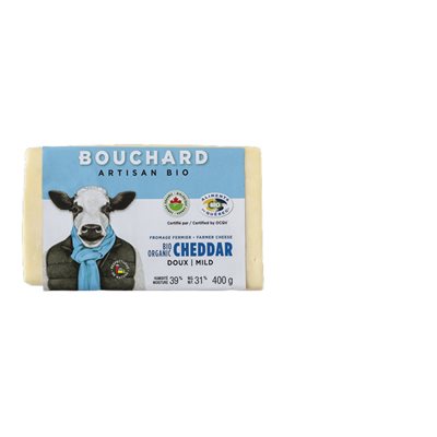 Bouchard Cheddar doux biologique