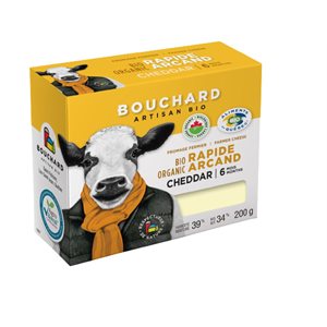 Bouchard Rapide Arcand - 6 month organic cheddar 200 g