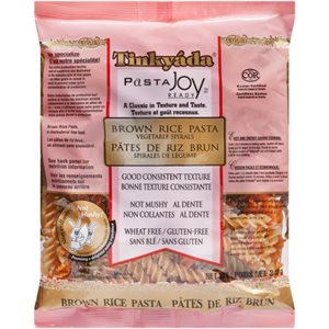 Tinkyada Pasta Vegetables Brown Rice Spirals 340g