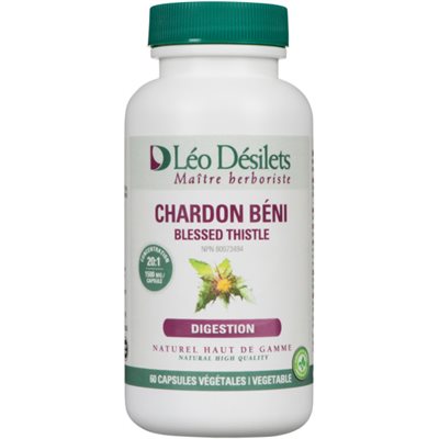 Léo Désilets Chardon Béni Digestion 60 Capsules Végétales