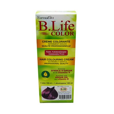 B-Life Créme Colorante Blond Foncé Irisé Rouge 200ml