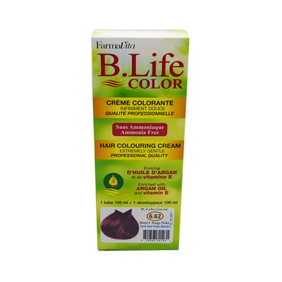 B-Life Créme Colorante Blond Foncé Rouge Violet 200ml B-Life Créme Colorante Blond Foncé Rouge Violet 200ml