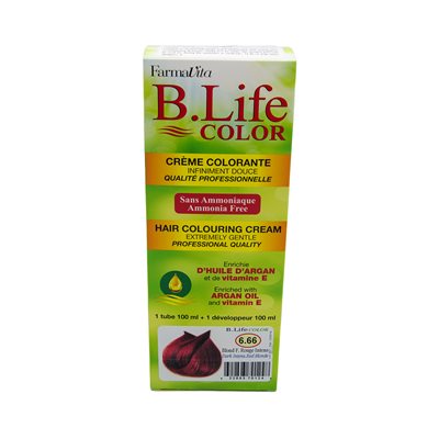 B-Life Créme Colorante Blond Foncé Rouge Intense 200ml