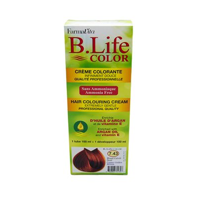 B-Life Créme Colorante Blond Cuivré Doré 200ml