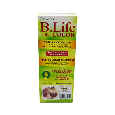 B-Life Créme Colorante Blond Trés Clair Chaud 200ml