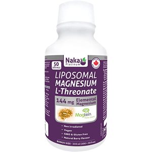 Naka Platinum Magnesium L-Threonate Liposomal 250ml