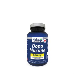 Naka Dopa Mucuna Platinum (Booster Cérébral) 400 Mg - 90 Gélules