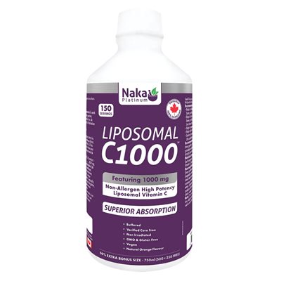 Naka Platinum Vitamine C Liposomal 1000mg 750ml