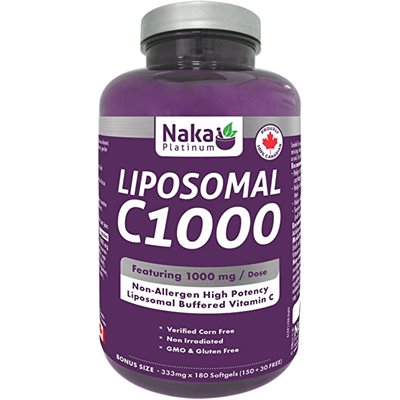Naka Platinum Vitamine C1000 liposomale 180un