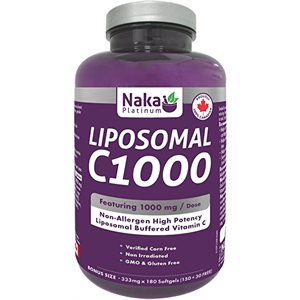 Naka Platinum Vitamine C1000 liposomale 180un