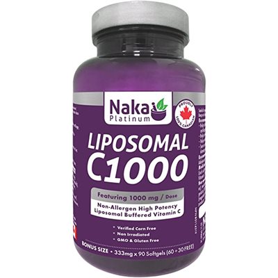 Naka Liposomal Vitamin C1000 90un