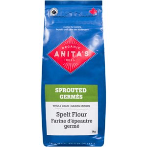 Anita's Organic Mill Sprouted Whole Grain Spelt Flour 1kg 