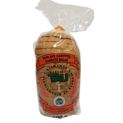 Tau Pain Au Carottes Bio 500G