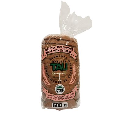 Tau Organic Oat Bran Bread 500G 500g