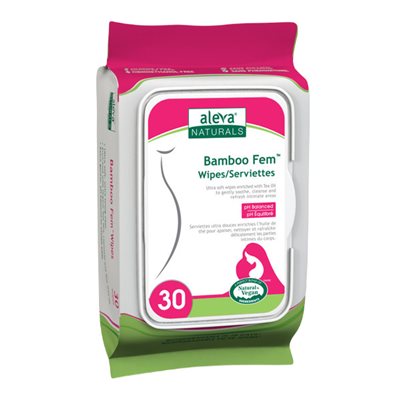 Aleva NaturalsÂ® Bamboo Fem Wipes