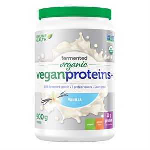 Genuine Health Fermented Organic Vegan Proteins+, Vanilla 900g