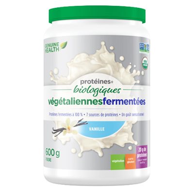 Genuine Health Fermented Organic Vegan Proteins+, Vanille Genuine Health Fermented Organic Vegan Proteins+, Vanille