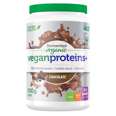 Genuine Health Fermented Vegan Proteins+ - Chocolat Genuine Health Fermented Vegan Proteins+ - Chocolat