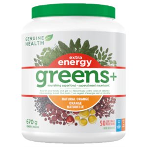 Genuine Health Greens+ Energie (Orange) 670G