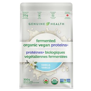 Genuine Health fermented organic vegan proteins+ vanilla 300g 