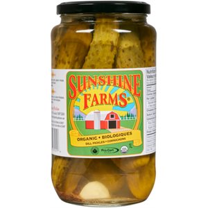 Sunshine Farms Organic Dill Pickles 1 L