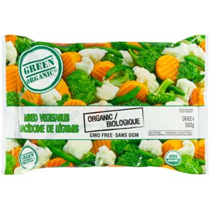 Green Organic Mixed Vegetables Organic 500 g 