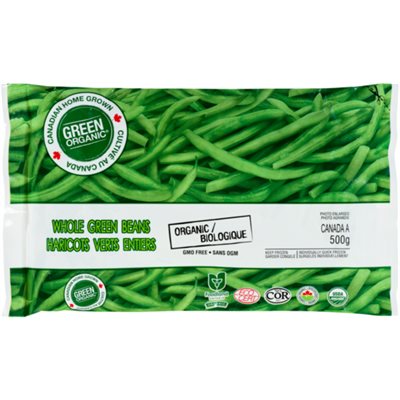 Green Organic Whole Green Beans Organic 500 g