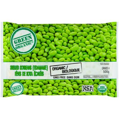 Green Organic Shelled Soybeans Edamame Organic 500 g