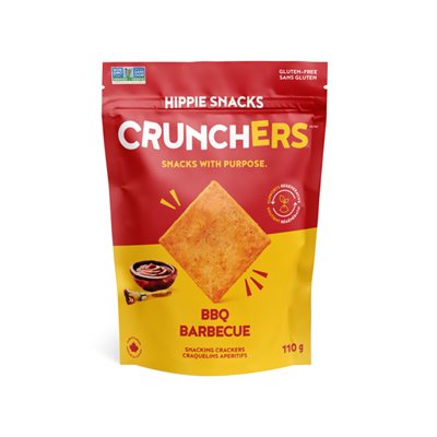 Hippie Snacks Crunchers Barbecue 110g Hippie Snacks Crunchers Barbecue 110g