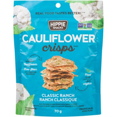 Hippie Snacks Cauliflower Crisps Classic Ranch 70 g 