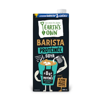 Earth's Own Barista Soya Protéines 946Ml