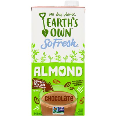 Earth's Own Chocolate Almond Milk 946ml