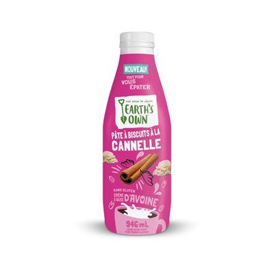 Earth's Own Crémier Avoine Cannelle Pâte À Biscuit 946ml