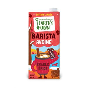 Earth's Own Barista Avoine Sans Gluten Édition Limité 946Ml