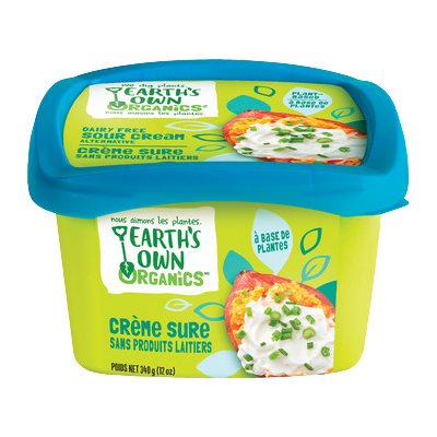 Earth's Own Organic dairy free Sour Cream 340g