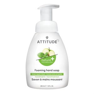 Foaming hand soap - Green apple & basil 295ml