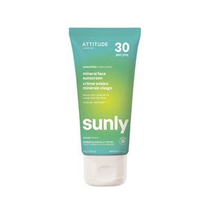Attitude Spf 30 Sunscreen – Fragrance-Free – Face – 75 G