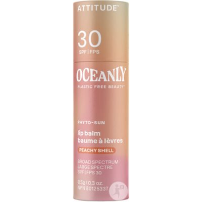Attitude Spf 30 Tinted Lip Balm – Peachy Shell 8.5G