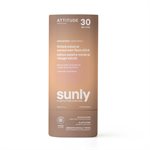 Attitude Sunly Unscented Tinted Mineral Sunscreen Face Stick Spf 30 20G