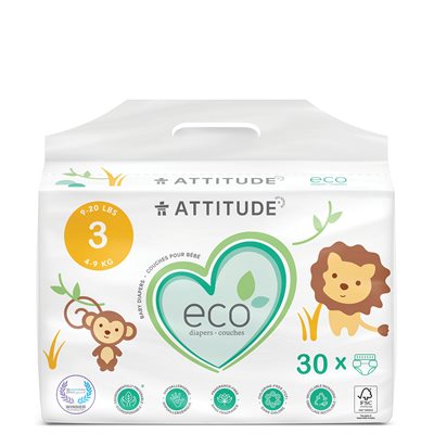 Couches biodégradables pour bébé Midi taille 3 (4-9kg) Couches biodégradables pour bébé Midi taille 3 (4-9kg)