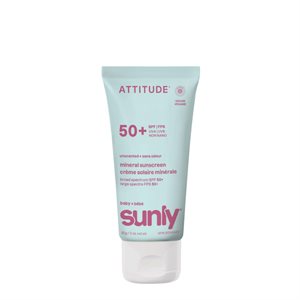 Attitude Mineral Sunscreen Cream – Fragrance-Free – Spf 50 – Baby