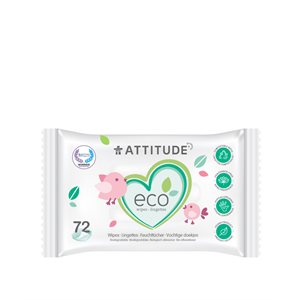 Baby Wipes 100% biodegradable 72 units