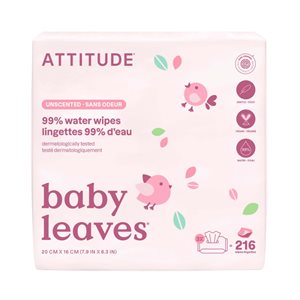 Lingettes Bébé - Sans Odeur- 100% Biodégradable- Paquets De 3