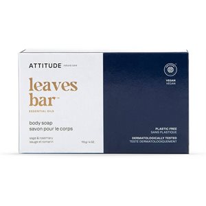 Attitude Men's Body soap sage & rosemary 113g